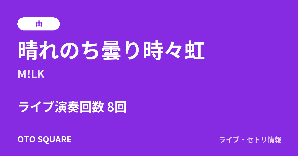 晴れのち曇り時々虹